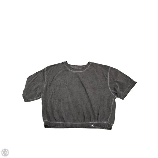 Top Short Sleeve By Joy Lab In Grey, Size: S