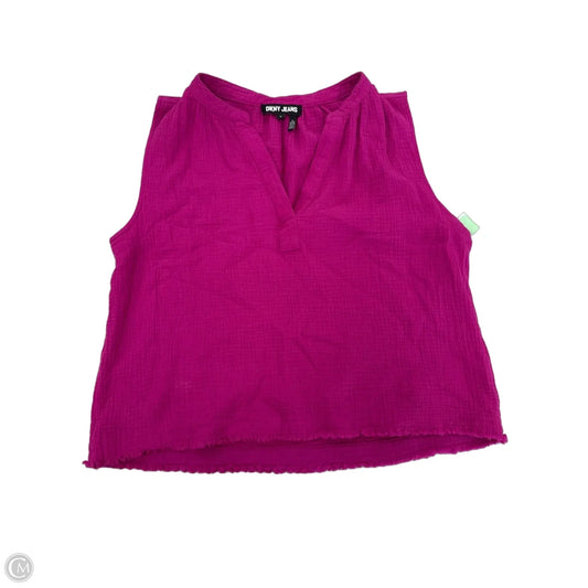 Top Sleeveless By Dkny In Purple, Size: M