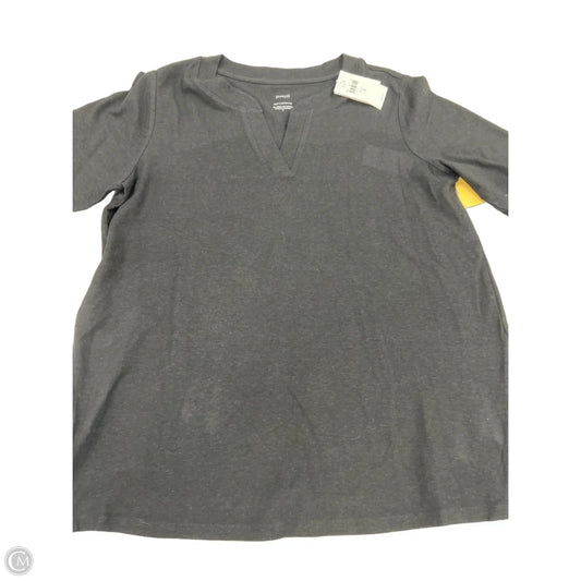 Top Short Sleeve By Pure Jill In Black, Size: S