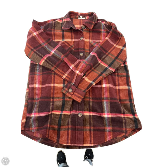 Top Long Sleeve By Maurices In Red, Size: M