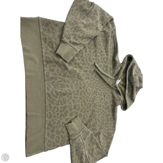 Sweatshirt Hoodie By Nike In Green, Size: S