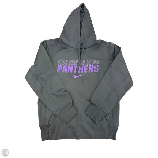 Sweatshirt Hoodie By Nike In Grey, Size: S