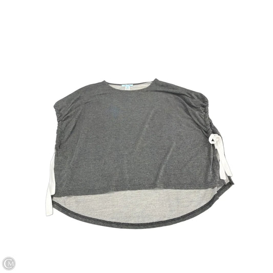 Top Short Sleeve By She + Sky In Grey, Size: M