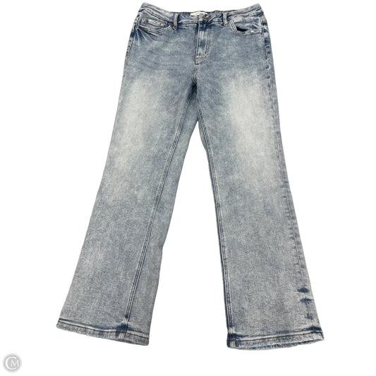 Jeans Boot Cut By Vervet In Blue Denim, Size: 14