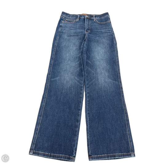 Jeans Straight By Judy Blue In Blue Denim, Size: 14
