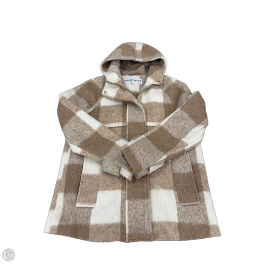 Jacket Faux Fur & Sherpa By Nine West In Tan, Size: Xs