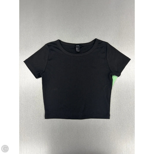 Top Short Sleeve By Cme In Black, Size: S