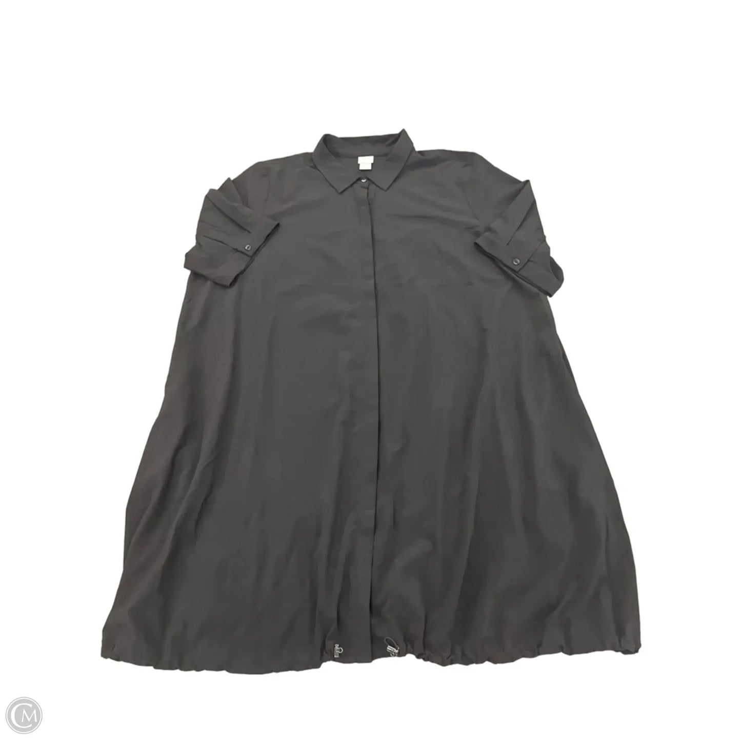 Dress Casual Midi By Chicos In Black, Size: Xxl