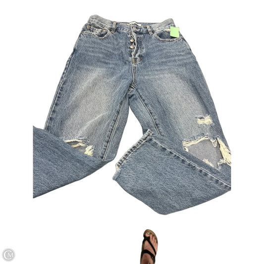 Jeans Straight By Pacsun In Blue Denim, Size: 4