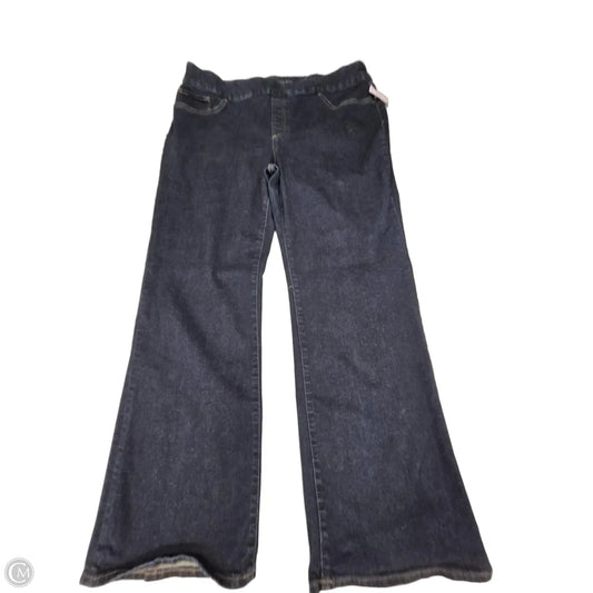 Jeans Boot Cut By Chicos In Blue Denim