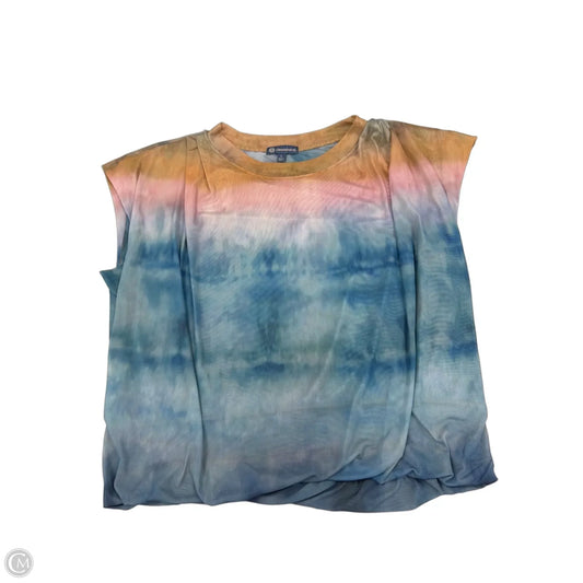 Top Short Sleeve By Democracy In Multi-colored, Size: L