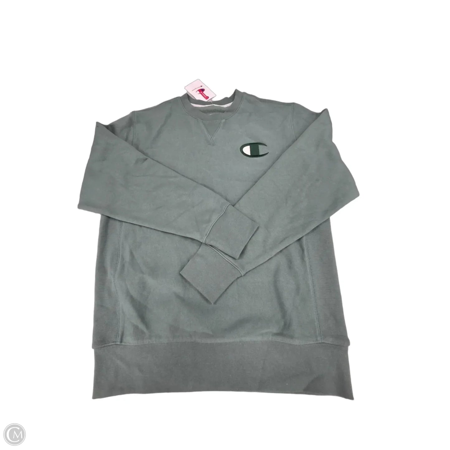 Sweatshirt Crewneck By Champion In Green, Size: S
