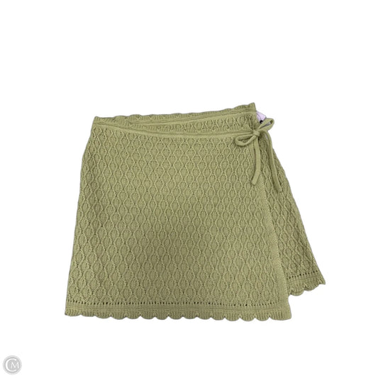Skirt Mini & Short By Future Collective In Green, Size: S