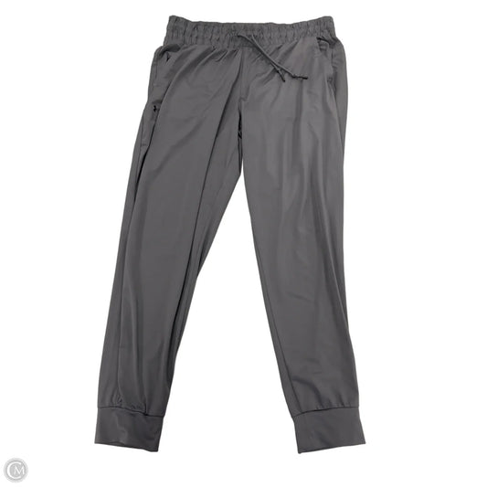 Athletic Pants By Under Armour In Grey, Size: L