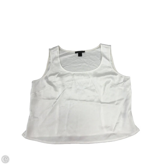 Tank Top By St. John In White, Size: M