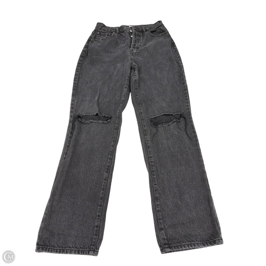 Jeans Straight By Pacsun In Black Denim, Size: 8