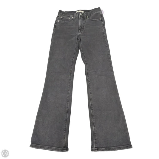 Jeans Straight By Madewell In Black Denim, Size: 0