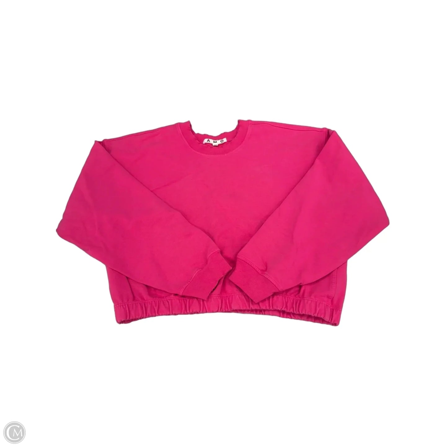 Sweatshirt Crewneck By Amo In Pink, Size: M