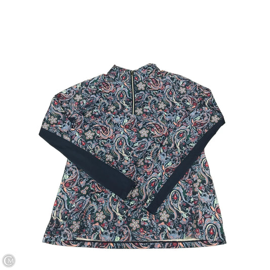 Athletic Top Long Sleeve Collar By Lady Hagen In Multi-colored, Size: Xl