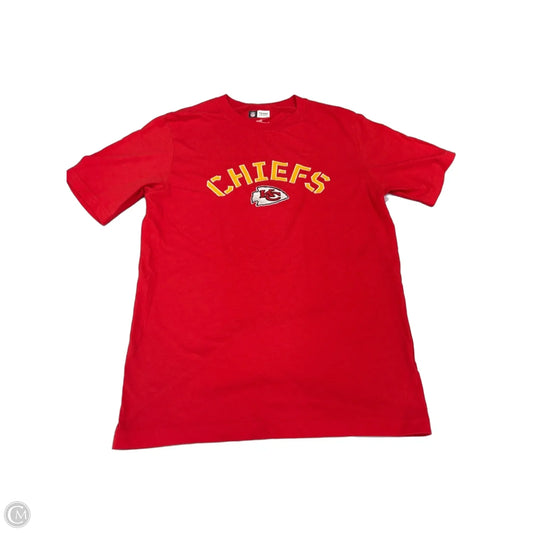 Top Short Sleeve By Nfl In Red, Size: M