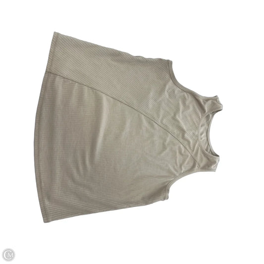 Athletic Tank Top By Cme In Tan, Size: M