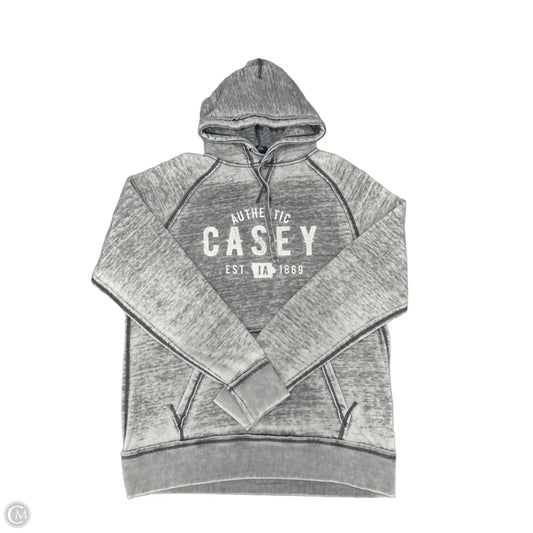 Sweatshirt Hoodie By Cme In Grey, Size: Xl