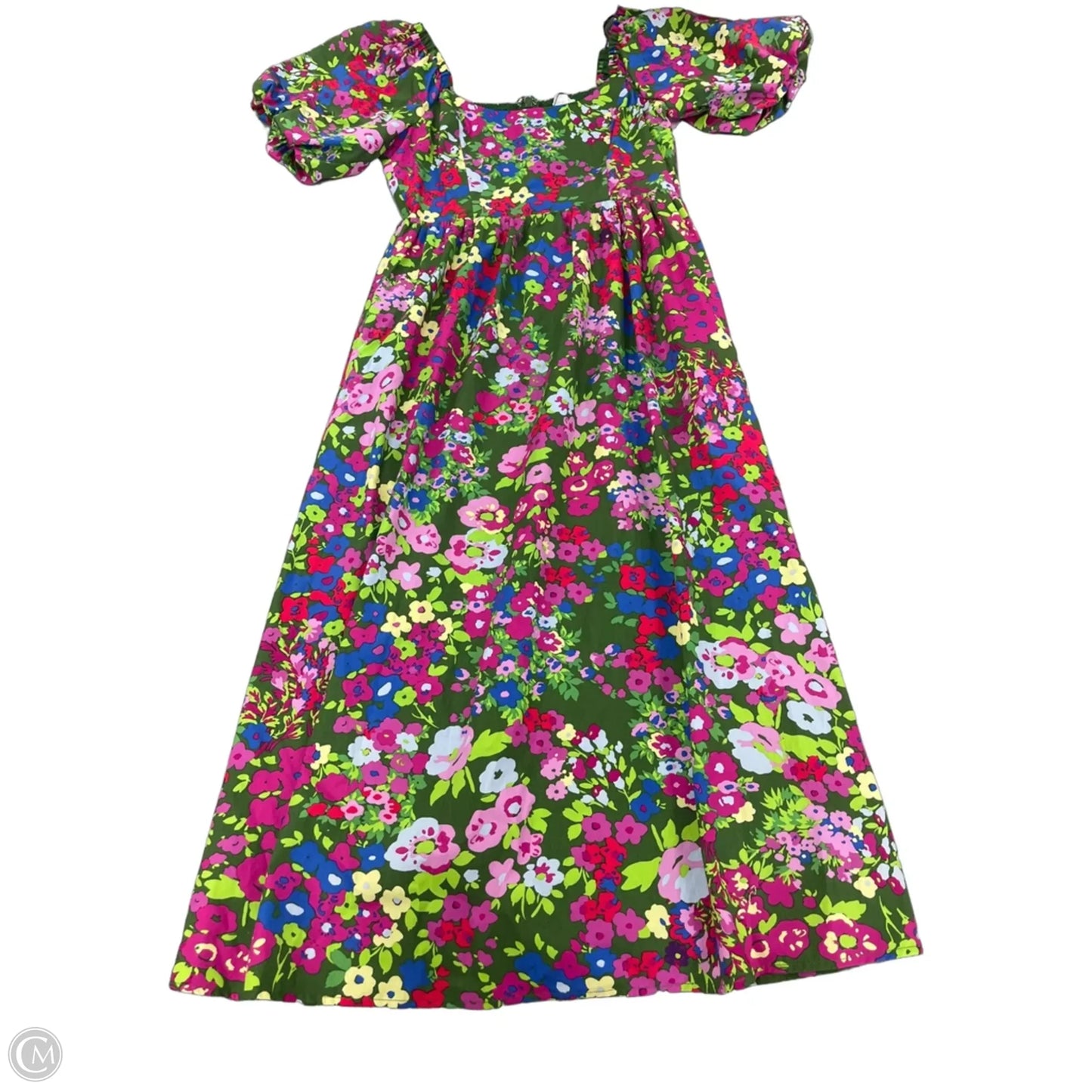 Dress Casual Midi By Sugar Lips In Floral Print, Size: Xs
