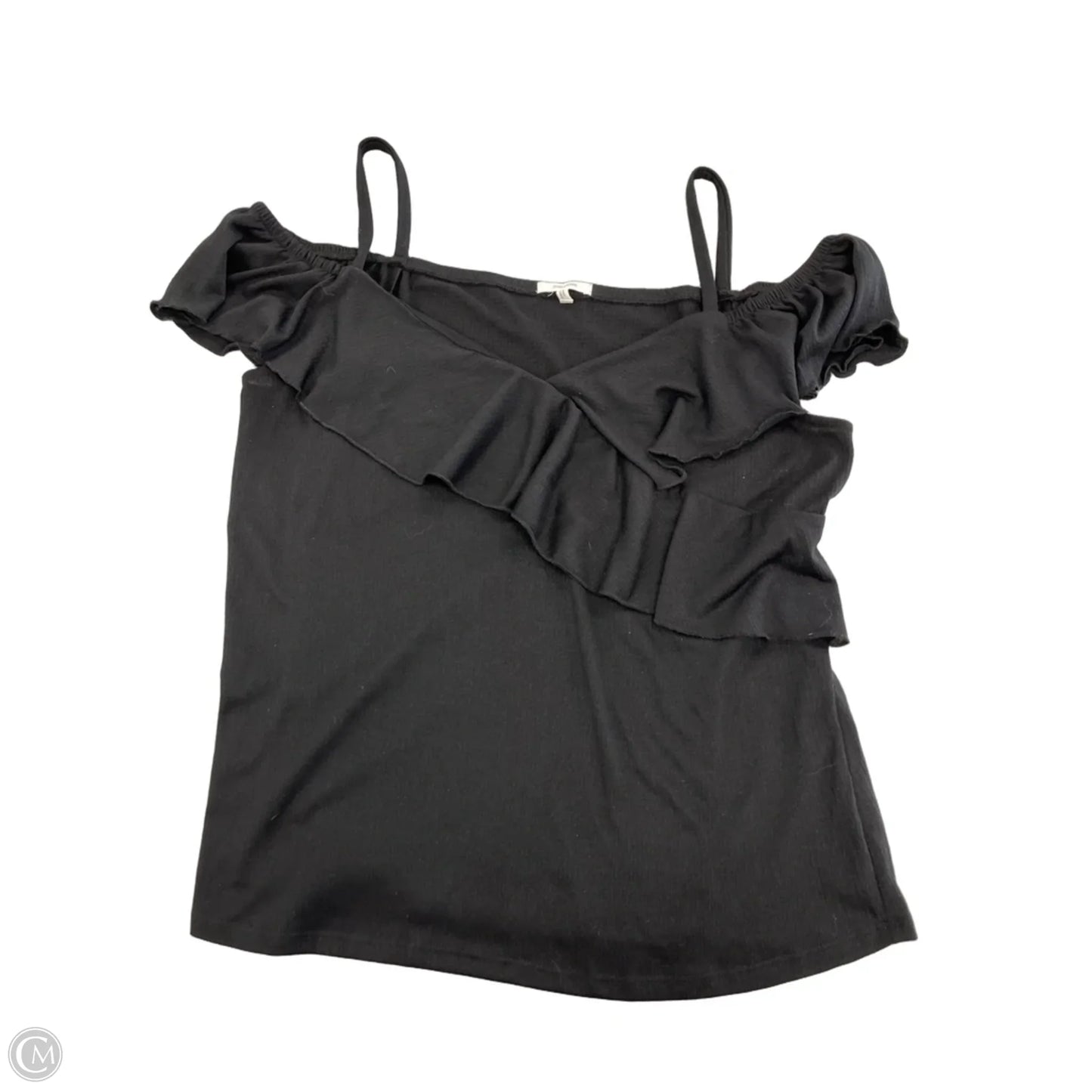 Top Short Sleeve By Maurices In Black, Size: Xxl