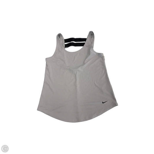 Athletic Tank Top By Nike In Grey, Size: S