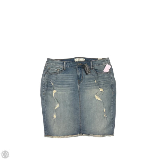 Skirt Midi By Torrid In Blue Denim, Size: 18