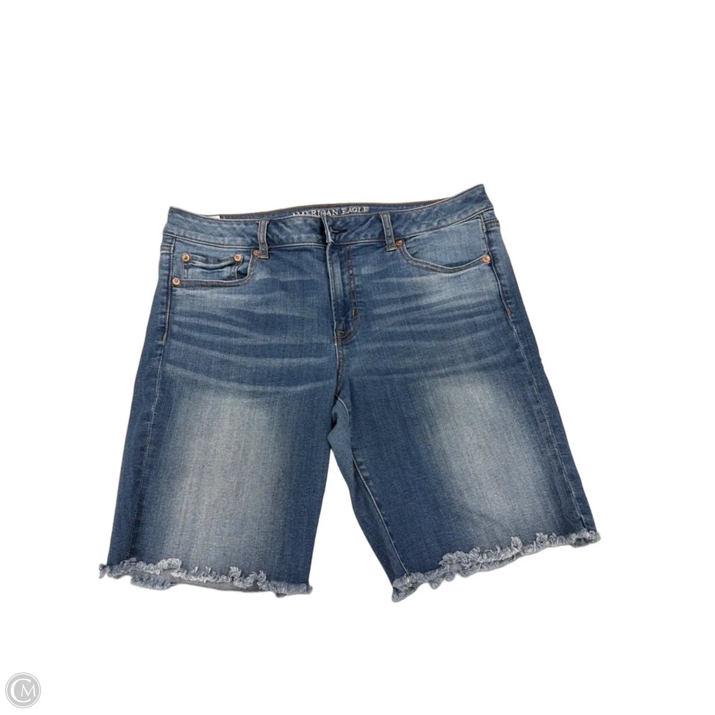 Shorts By American Eagle In Blue Denim, Size: 14