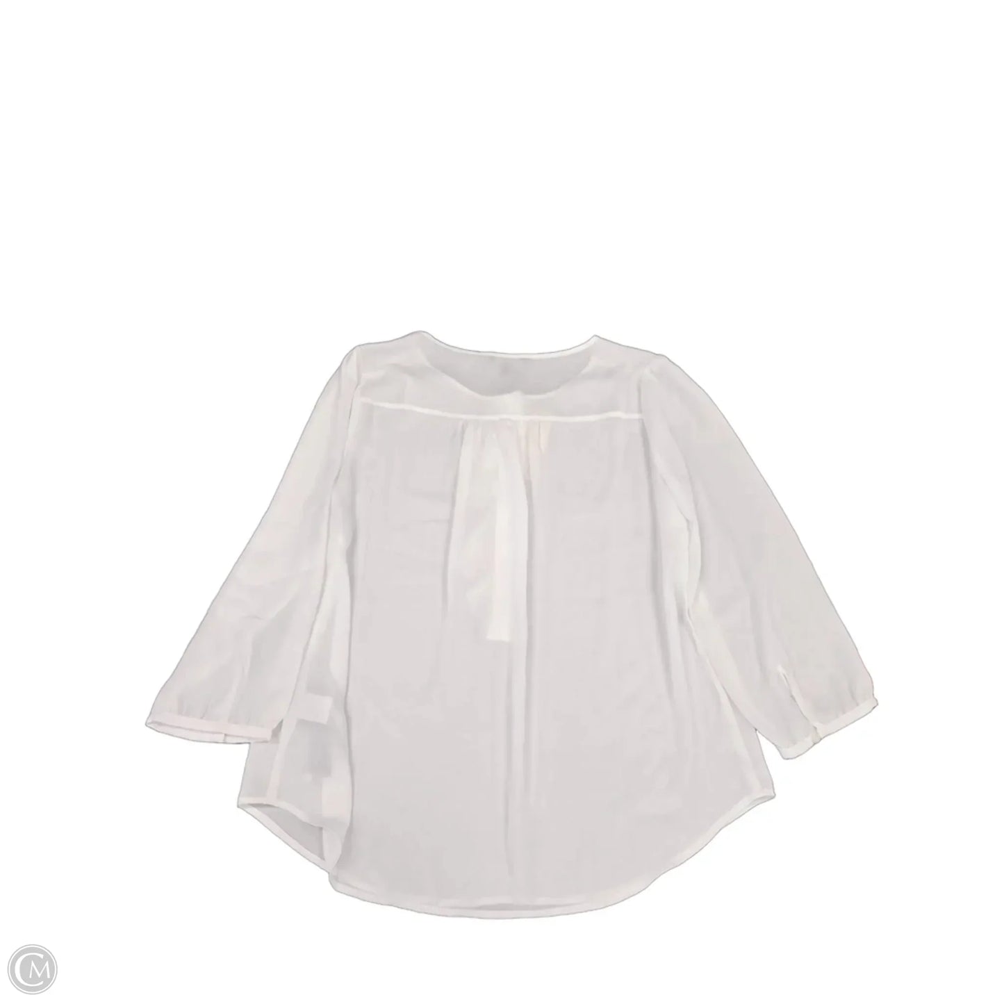 Top Long Sleeve By Not Your Daughters Jeans In White, Size: S