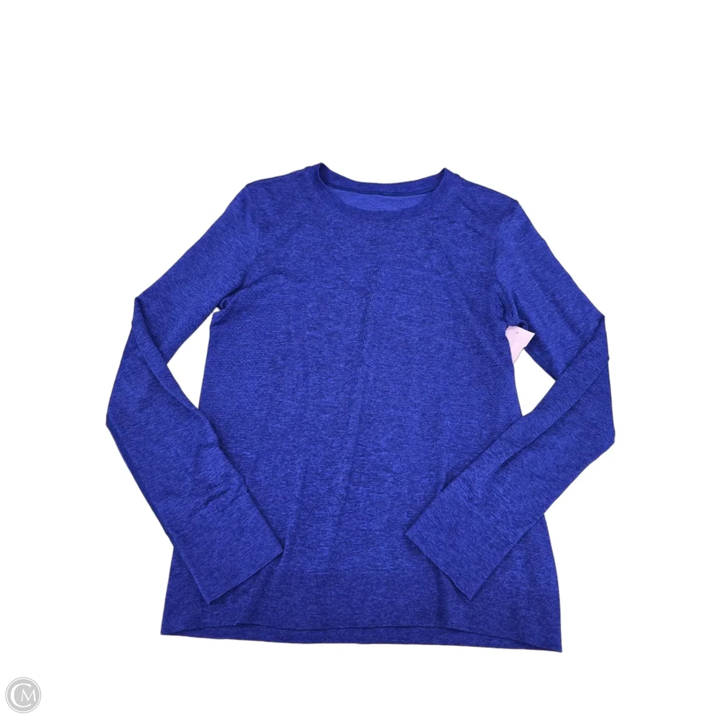 Athletic Top Long Sleeve Crewneck By Lululemon In Blue, Size: 6