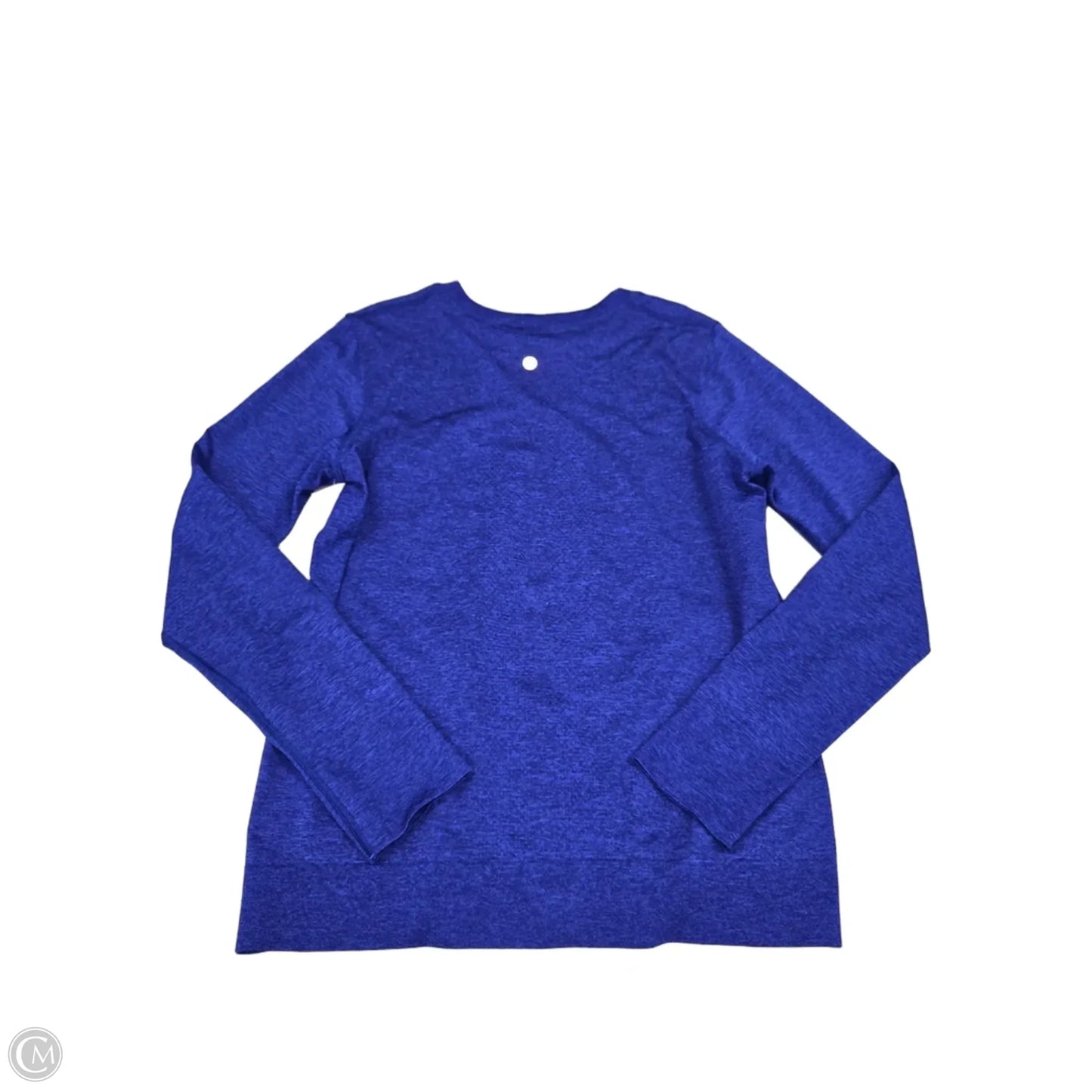 Athletic Top Long Sleeve Crewneck By Lululemon In Blue, Size: 6