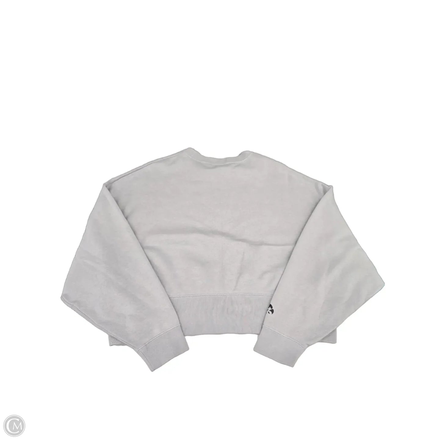 Sweatshirt Collar By Nike In Grey, Size: S
