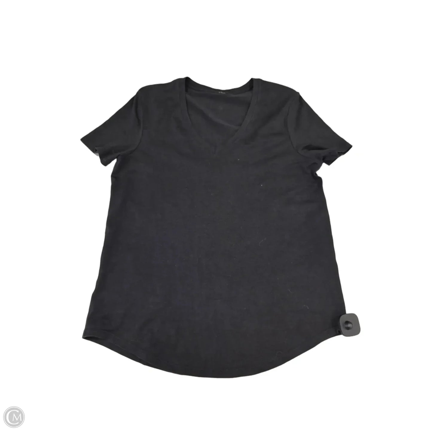 Top Short Sleeve By Lululemon In Black, Size: 6