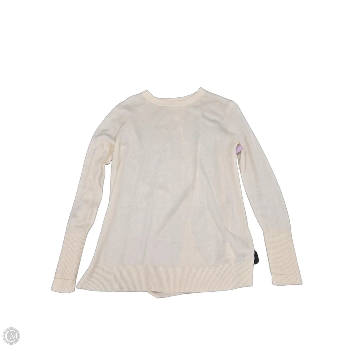 Top Long Sleeve By Lululemon In Cream, Size: 6