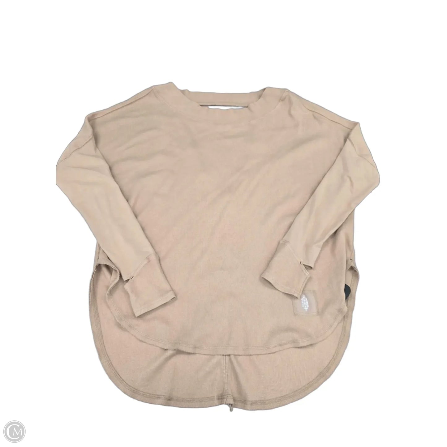 Top Long Sleeve By Free People In Tan, Size: M