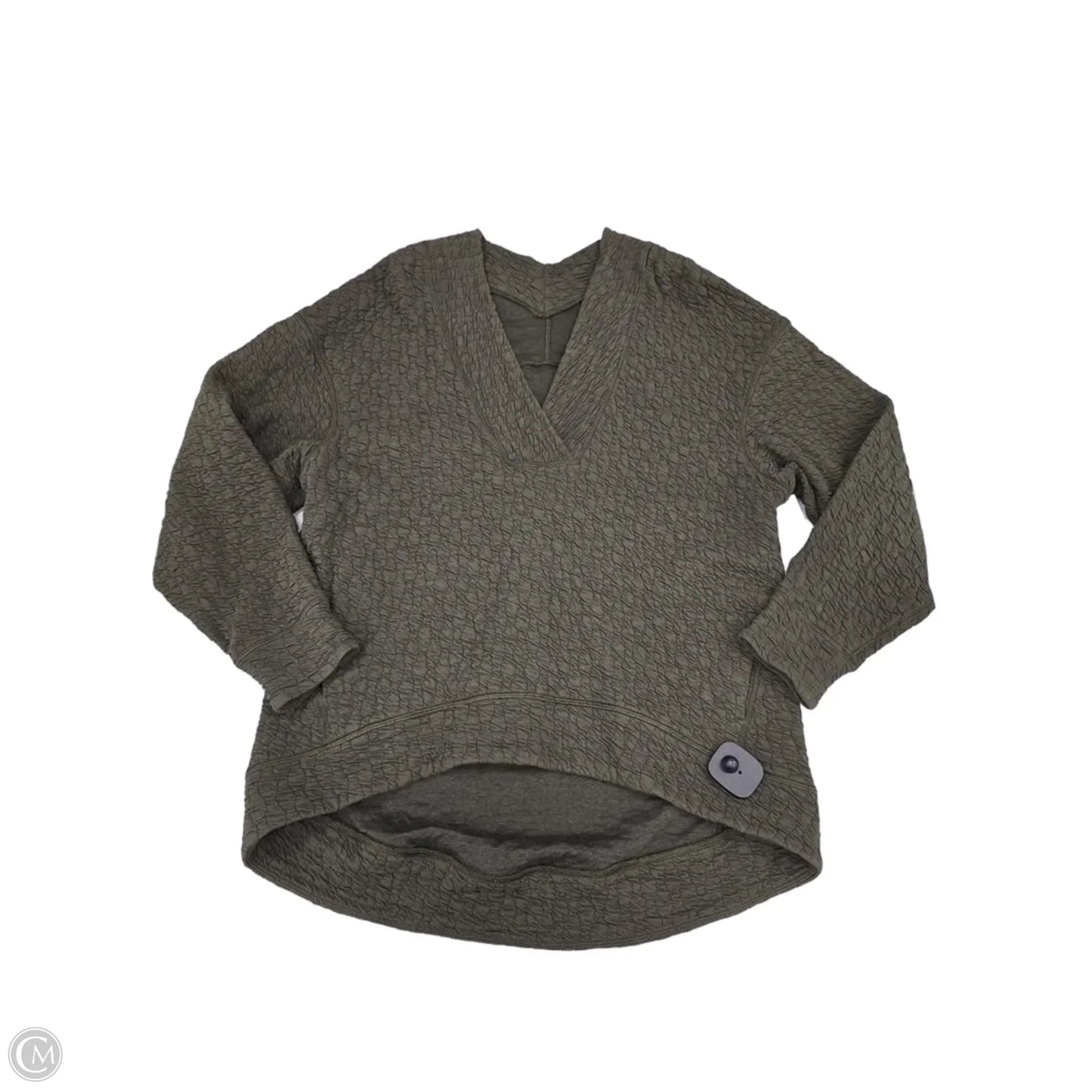 Top Long Sleeve By Lululemon In Green, Size: 2