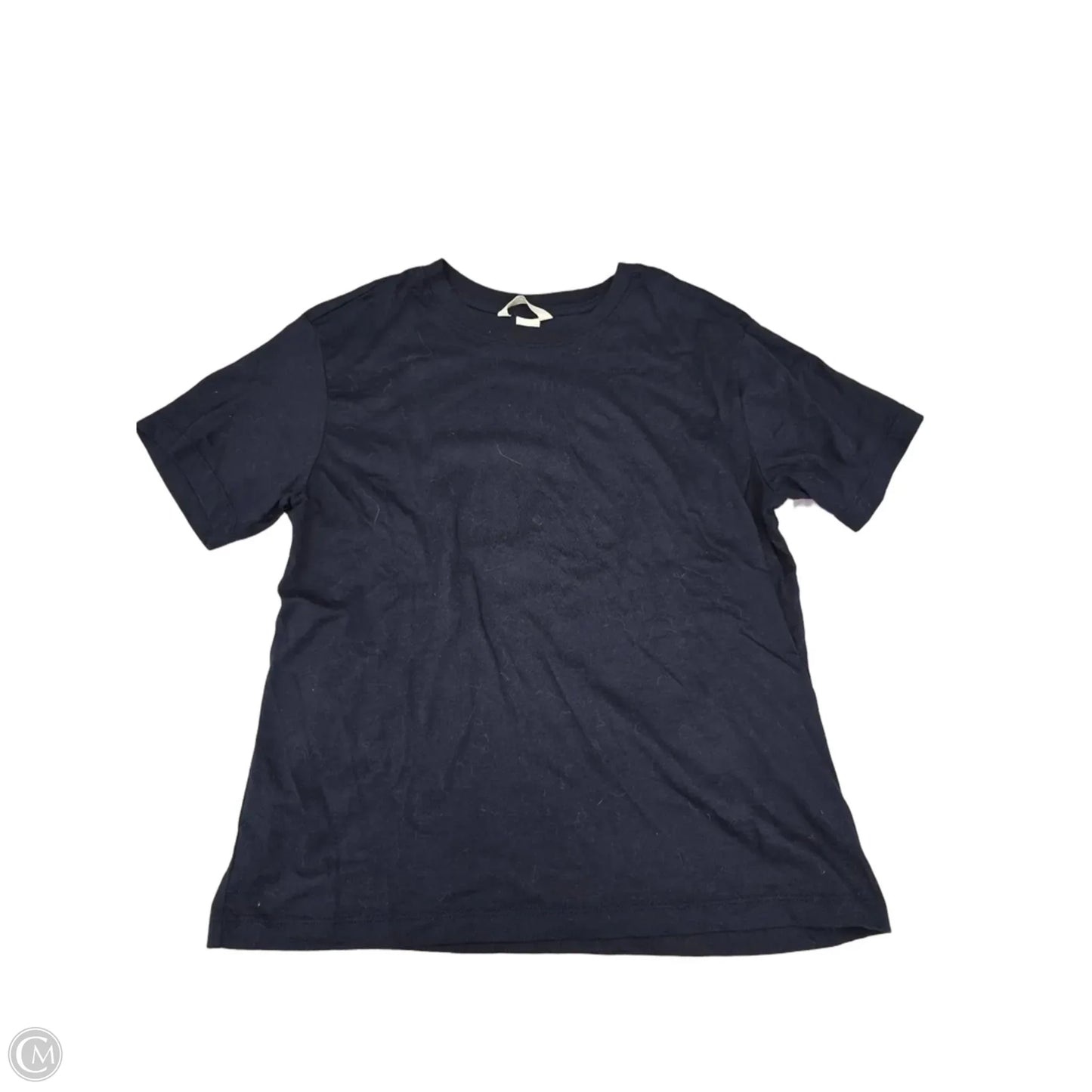 Top Short Sleeve By H&m In Navy, Size: S