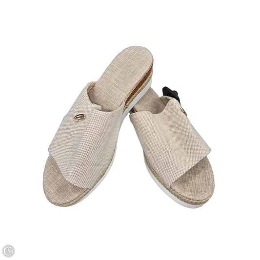 Sandals Flip Flops By Cmc In Tan, Size: 9.5