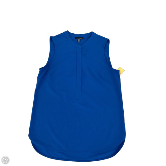 Top Sleeveless By Hilary Radley In Blue, Size: M
