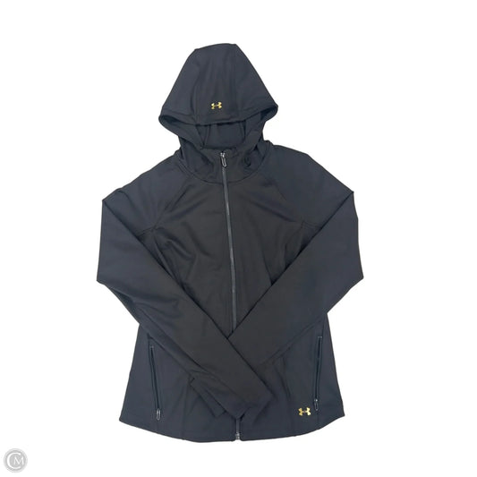 Sweatshirt Hoodie By Under Armour In Black, Size: L