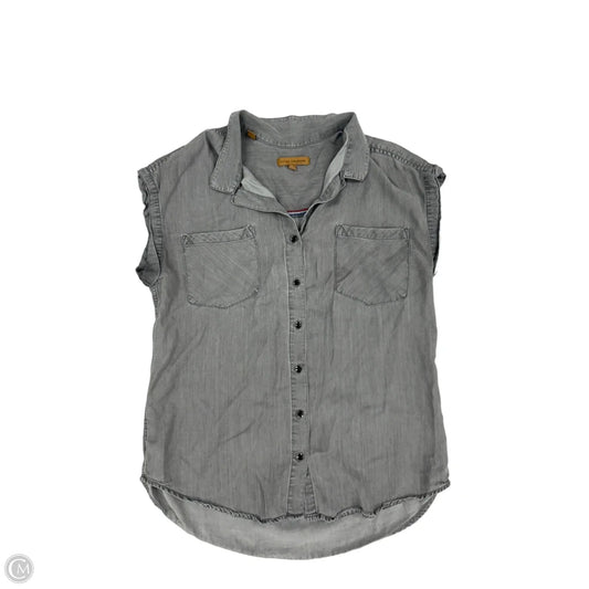 Top Sleeveless By Jachs Girlfirend In Grey, Size: S