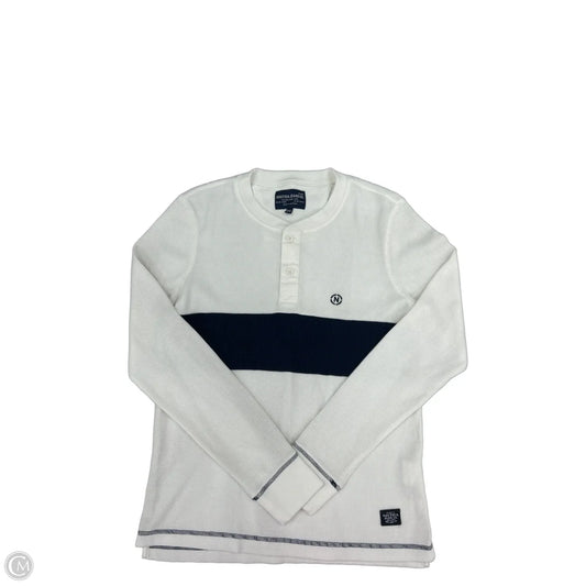 Top Long Sleeve By Nautica In Navy, Size: Xs