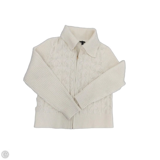 Sweater By Talbots In Cream, Size: L