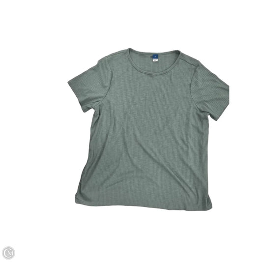 Top Short Sleeve By Old Navy In Green, Size: L