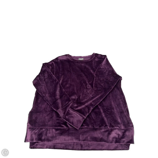 Top Long Sleeve By 32 Degrees In Purple, Size: L