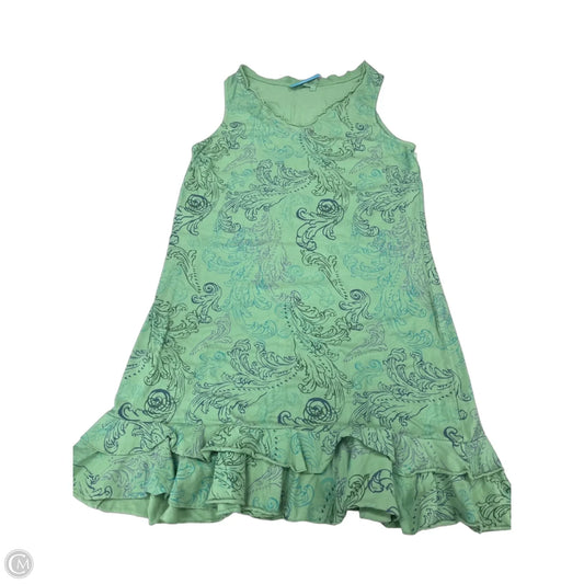 Dress Casual Short By Fresh Produce In Green, Size: 1x