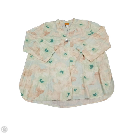 Top Long Sleeve By Ruby Rd In Multi-colored, Size: 1x